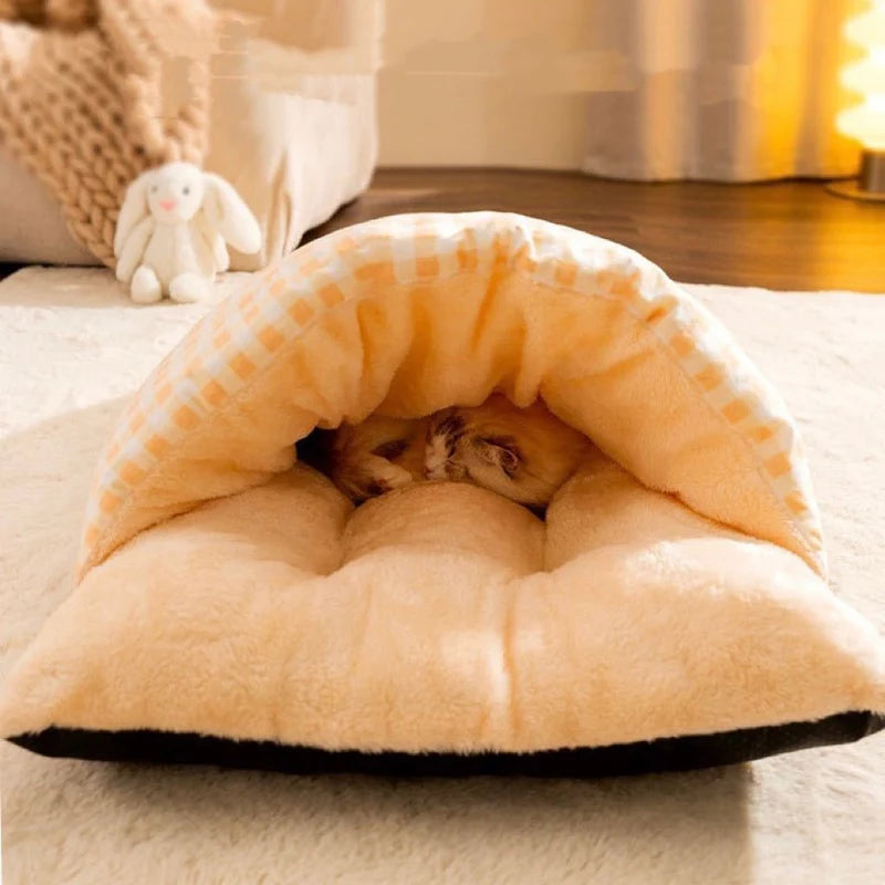Katzen Premium Schlafsack Bett