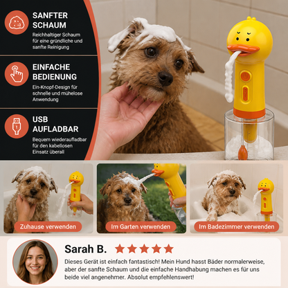 Automatic Duck – Schaumsprühgerät für Haustiere