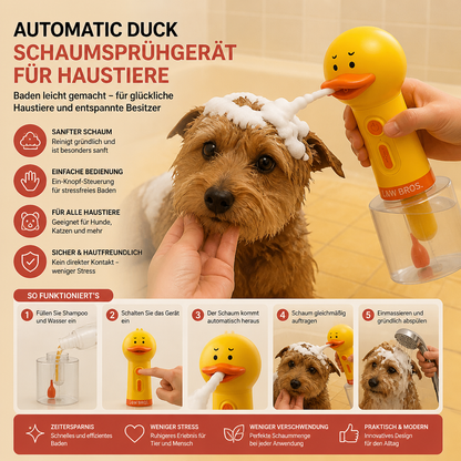 Automatic Duck – Schaumsprühgerät für Haustiere
