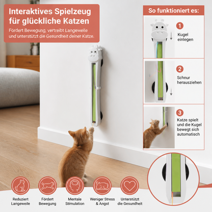 Automatisches Katzenspielzeug für interaktives und selbstständiges Spielen