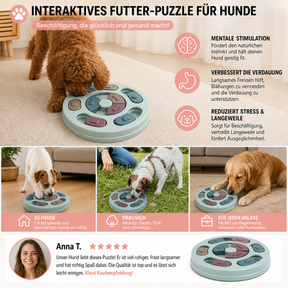 Interaktives Futter Puzzle für Hunde