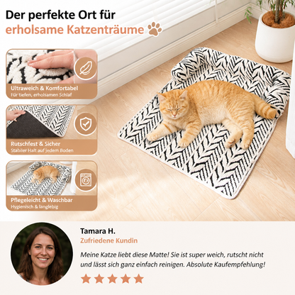 Ultraweiche orthopädische rutschfeste Katzenbettmatte