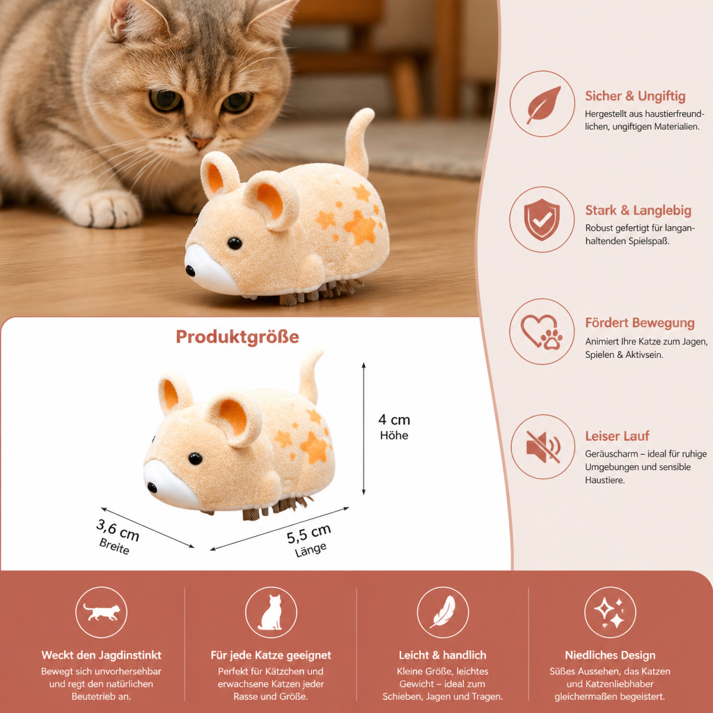 Interaktiver Hamster Indoor Katzenspielzeug