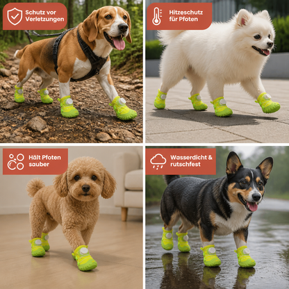 Schützende Hundeschuhe mit Verstellbaren Riemen für Komfortable Spaziergänge