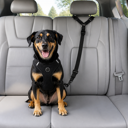 Verstellbarer Hunde Sicherheitsgurt für Sichere und Komfortable Autofahrten