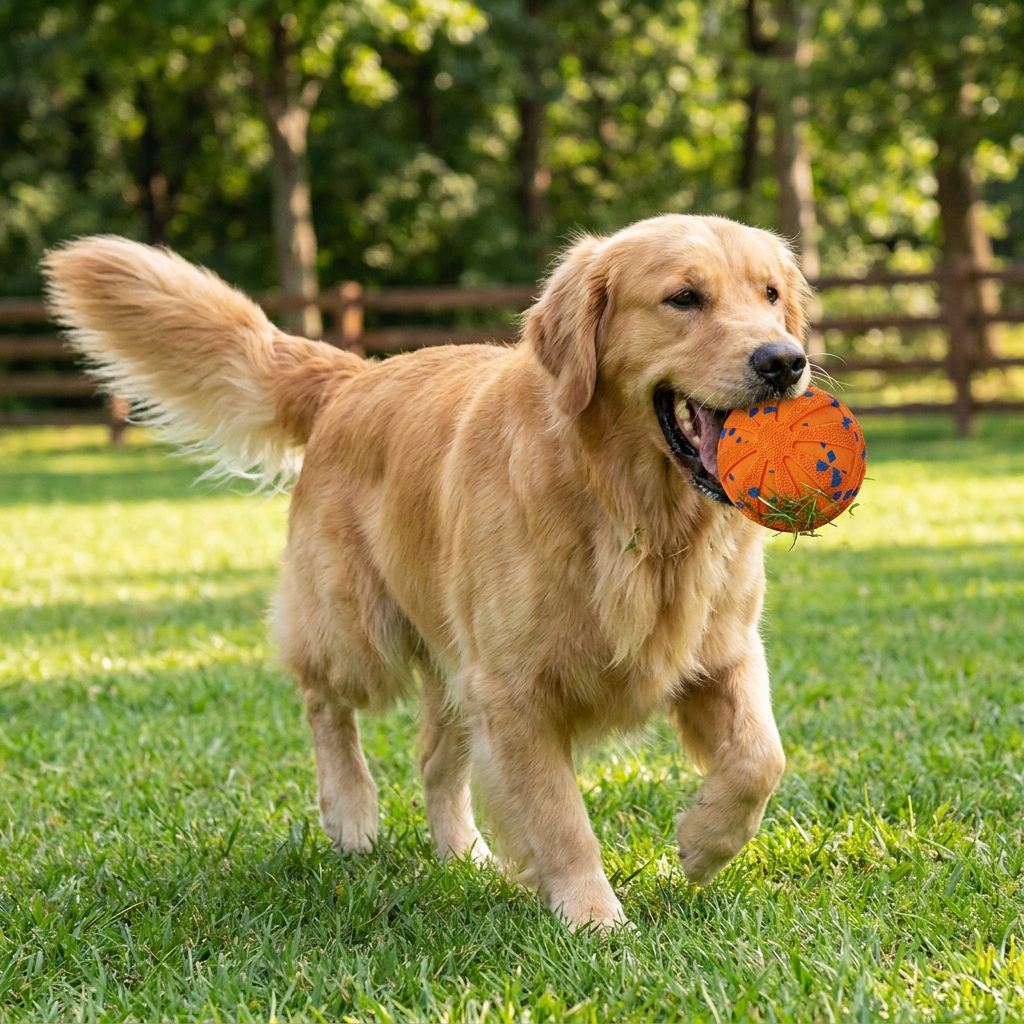 Interaktiver, wiederaufladbarer Hundeball – intelligentes Roll- und Zahnpflege-Kauspielzeug