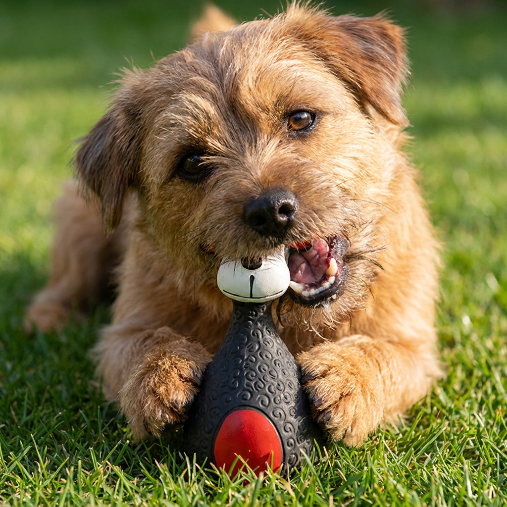 Robustes, umweltfreundliches Latex-Hundespielzeug mit Quietscher & Zahnpflege