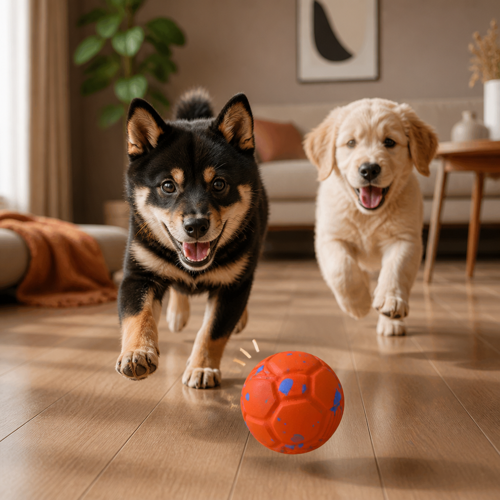 Umweltfreundlicher, bissfester, intelligenter, interaktiver, automatischer Hundeball