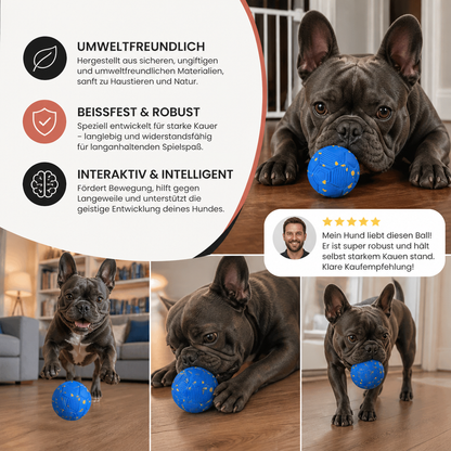 Umweltfreundlicher, bissfester, intelligenter, interaktiver, automatischer Hundeball