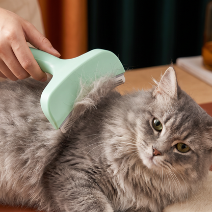 Unterwollrechen für Katzen – Extra breites Fellpflegewerkzeug für lose Haare & langes Fell