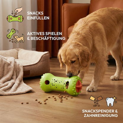 3-in-1 Hundespielzeug – Slow Feeder, Snackspender & Zahnpflege