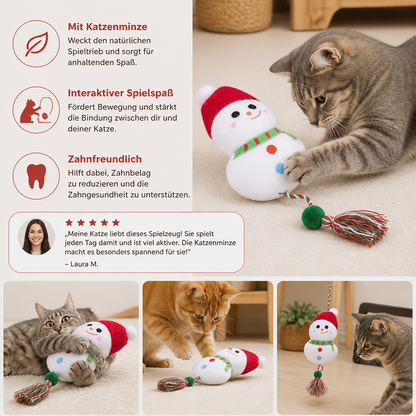 Weihnachtliches Katzenminze-Seilspielzeug für Katzen