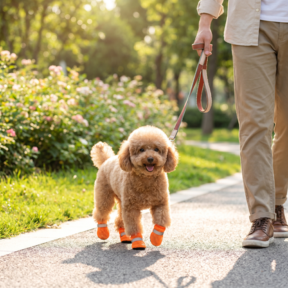 Atmungsaktive Mesh-Hundeschuhe für heiße Tage – mit weicher Sohle für kleine & große Hunde