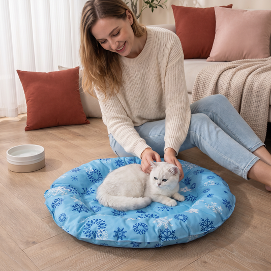 Praktische Kühlmatte für Katzen – Erfrischende Sommermatte für heiße Tage
