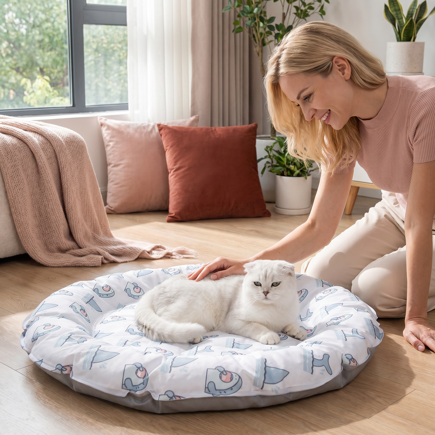 Praktische Kühlmatte für Katzen – Erfrischende Sommermatte für heiße Tage