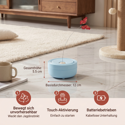Interaktives Schmetterlings-Spinner-Spielzeug für Katzen