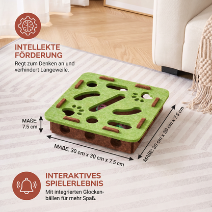 Interaktives Puzzle-Spielzeug aus Filz für Katzen