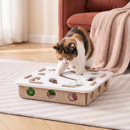 Interaktives Puzzle-Spielzeug aus Filz für Katzen