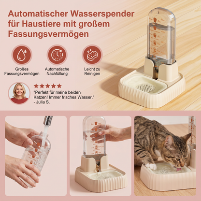 Automatischer Wasserspender für Haustiere mit großem Fassungsvermögen