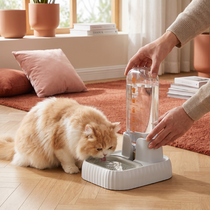 Automatischer Wasserspender für Haustiere mit großem Fassungsvermögen