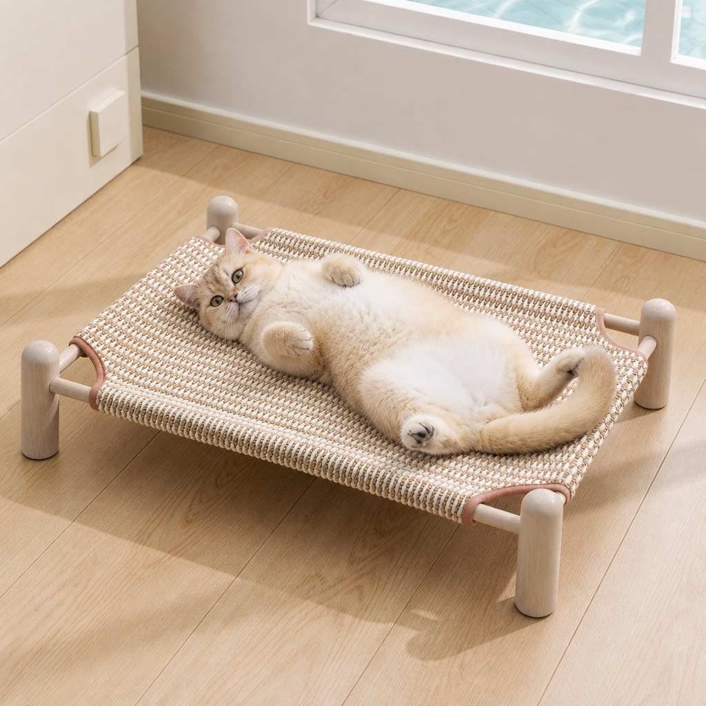Robuster 2-in-1 hängender Katzenkratzer & Katzenbett