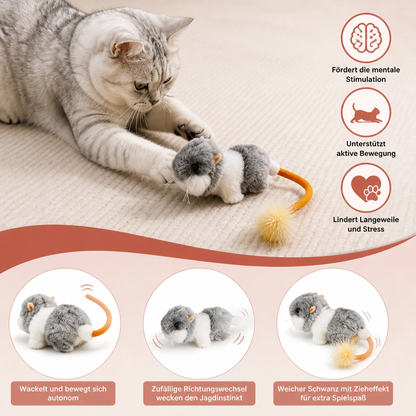 Katzenspielzeug „Wackelschwanz-Maus“