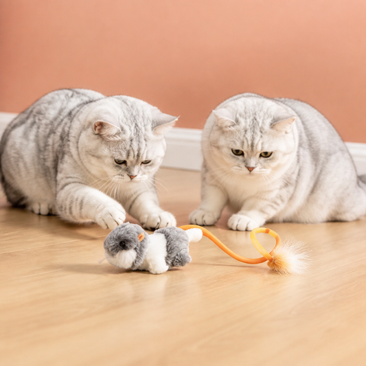Katzenspielzeug „Wackelschwanz-Maus“