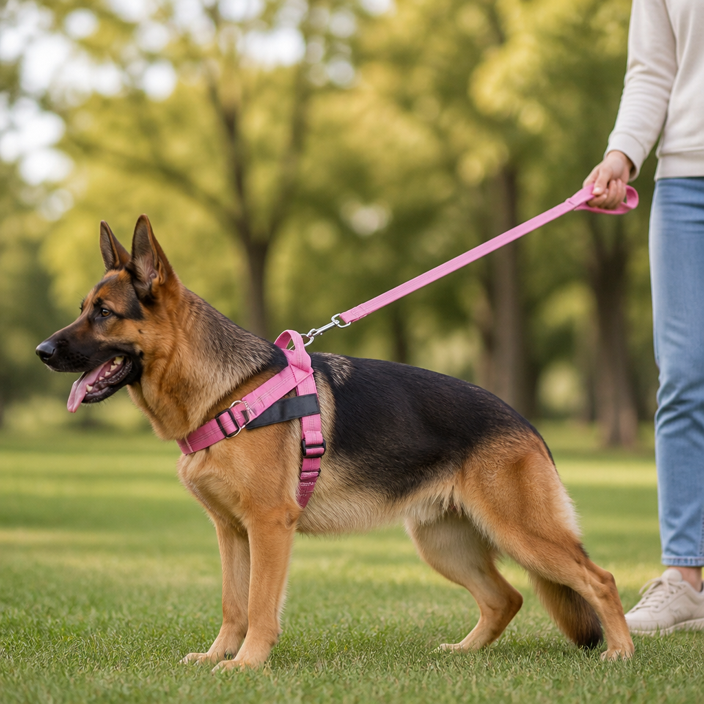 Individuell gestaltetes, reflektierendes No-Pull-Hundegeschirr mit personalisiertem Namensaufnäher