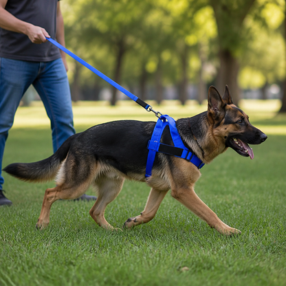 Individuell gestaltetes, reflektierendes No-Pull-Hundegeschirr mit personalisiertem Namensaufnäher