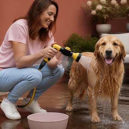 Haustier Duschbrause mit Sanftem Wasserstrahl für Einfaches Hundebaden