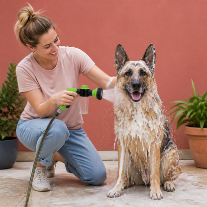 Haustier Duschbrause mit Sanftem Wasserstrahl für Einfaches Hundebaden