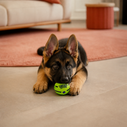 Interaktiver quietschender Wackelball für Hunde – strapazierfähiges Spielzeug zum Selbstspielen