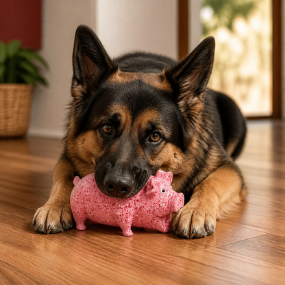 Strapazierfähiges Hundespielzeug mit lustigen Tiergeräuschen – strapazierfähiges Quietsch-Kauspielzeug aus Latex