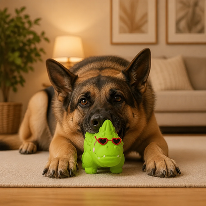 Süßes Latex-Kauspielzeug mit Quietscher für Hunde