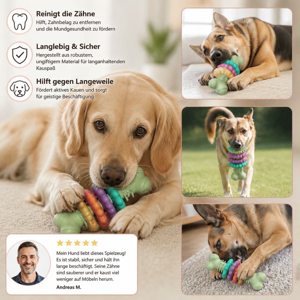 Hundespielzeug Zum Kauen Mit Zähnchen – Interaktives Kauspielzeug Für Hunde