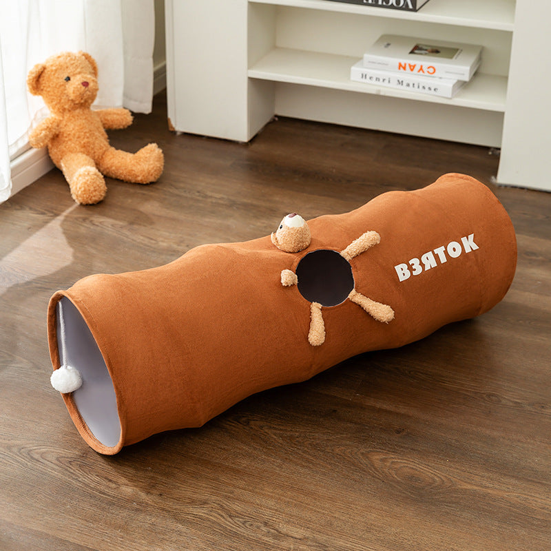 Faltbarer Katzen Spieltunnel