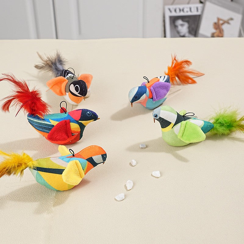 Hängender Vogel Katzenspielzeug