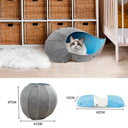 5in1 Katzen Bett Spielzeug Tunnel