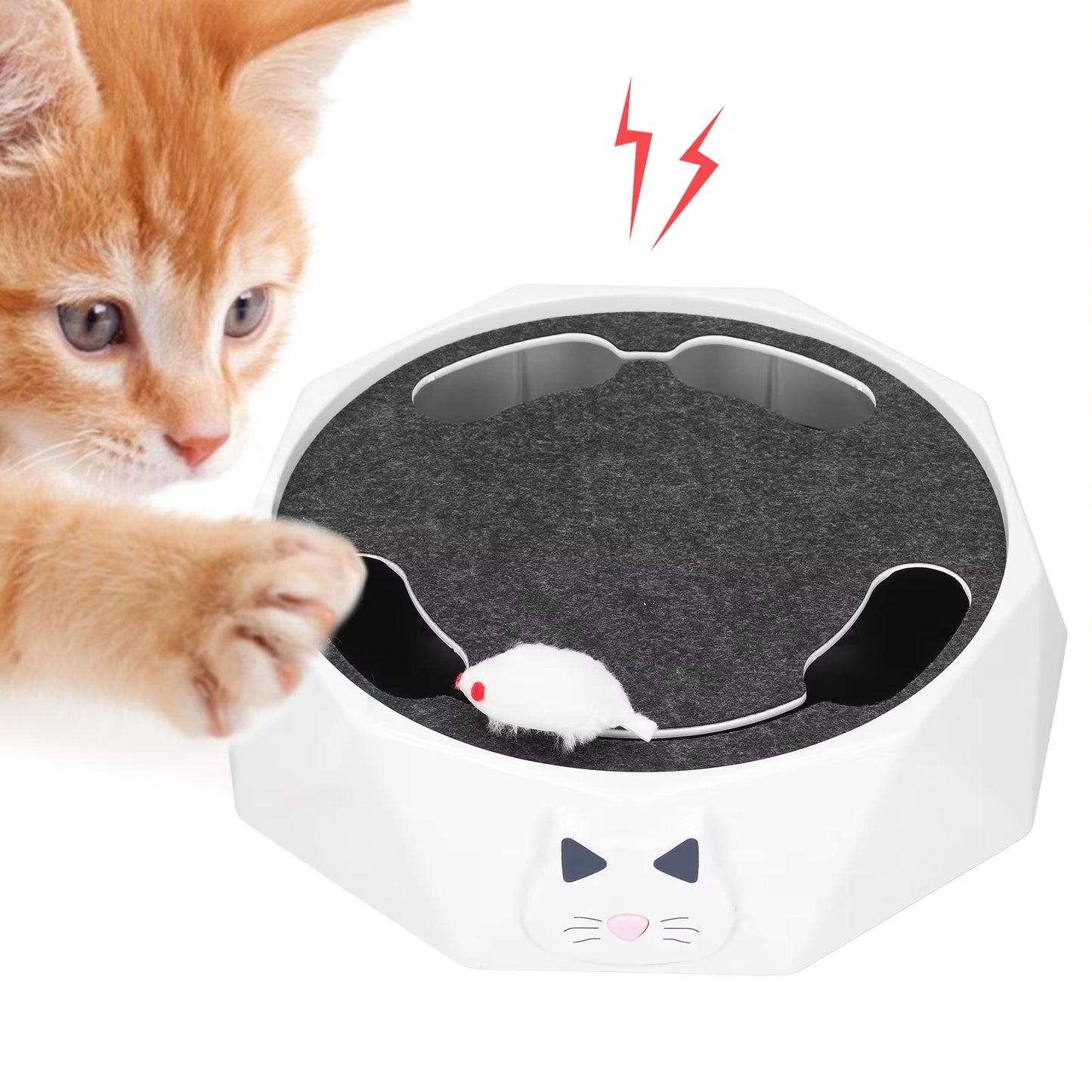 Interaktives Katzenspielzeug mit beweglicher Maus