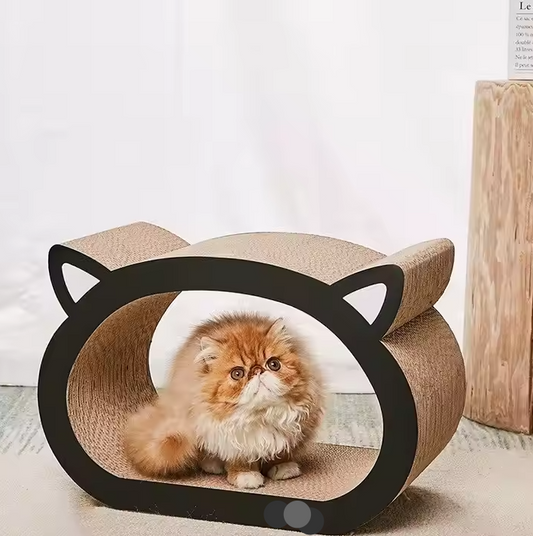 Katzen-kratzmöbel Mit Liegefläche – Stilvolle Kratzbank Schlafplatz In Einem