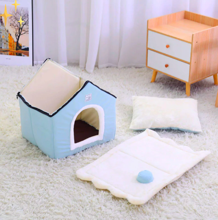 Kuscheliges Traumhaus für Hunde und Katzen