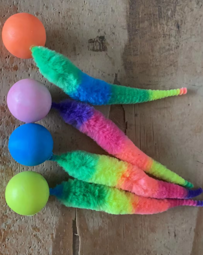 Interaktives Katzenspielzeug Mit Plüschschwanz Und Ball
