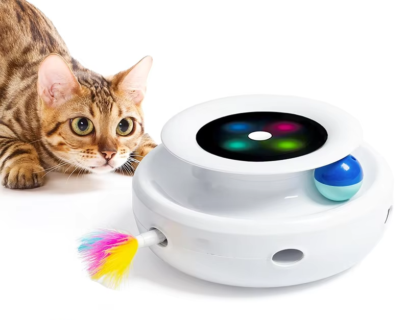 Interaktives Katzenspielzeug Mit Bewegung  Led-licht