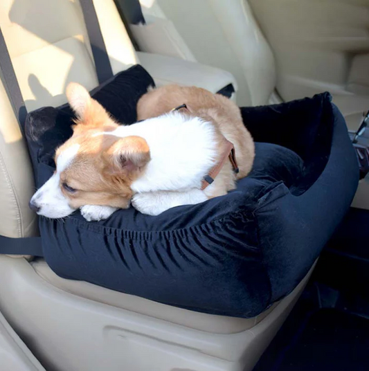 Bequeme Autositzauflage für Haustiere – Transportbox für Hunde und Katzen