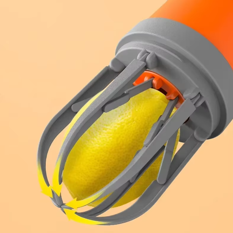 Tragbarer Hundekotgreifer mit Beutelhalter und Ein-Knopf-Mechanismus