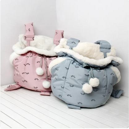 Kuschelige Katzenbett Tasche – Warm und Bequem mit Fleece-Innenfutter