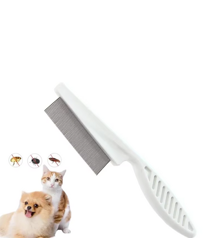 Flohkamm-Set Für Haustiere – Feinzahniger Kamm Für Katzen  Hunde