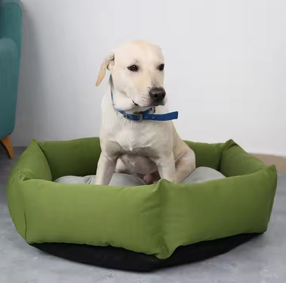 Bequemes Hundebett – Weiches Haustierbett mit Hohem Rand für Mehr Komfort