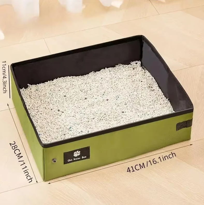 Katzenstreu Box im modernen Design – Robuste Katzentoilette mit Praktischer Reinigung