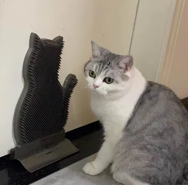 Katzenform Silikon Handtuchhalter mit Anti-Rutsch-Funktion